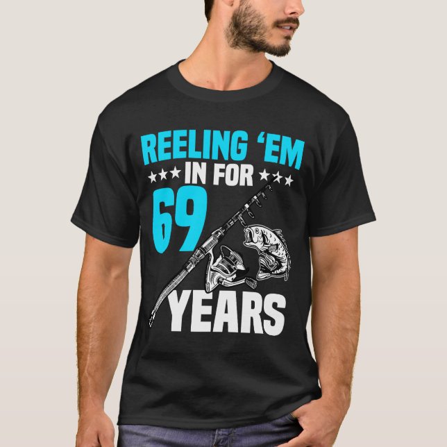 Påfyllnad i 69 år från födelsedag 69 dagar kallt t shirt (Framsida)