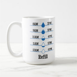 Påfyllnadsdiagram Kaffemugg