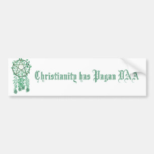 pag kristendomen har PaganDNA Bildekal