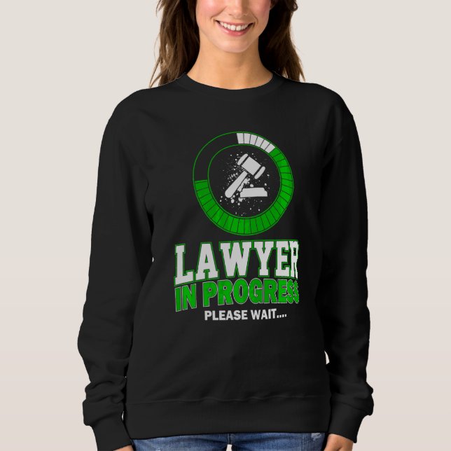 Pågående advokat vänta på advokat i Student T Shirt (Framsida)