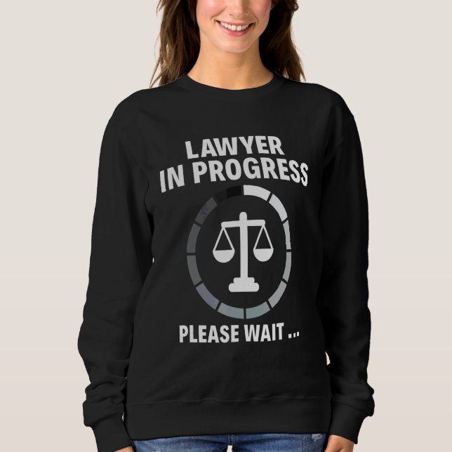 Pågående advokat vänta på advokat t shirt (Framsida)