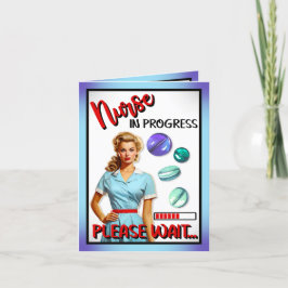 Pågående akut nostalgiskt Pinup Tack Kort