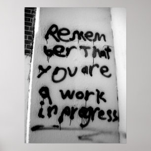 Pågående arbete poster