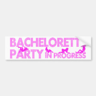 Pågående Bachelorette party Bildekal