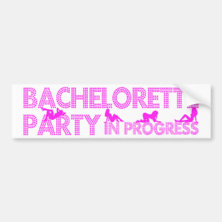 Pågående Bachelorette party Bildekal