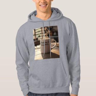 Pågående bedömning hoodie