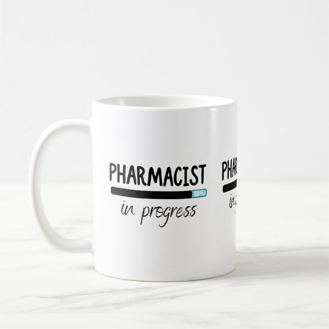 Pågående läkemedel T- Shirt Kaffemugg (Vänster)