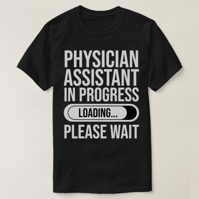 Pågående läs in av läkarassistenten, Wai T Shirt (Design framsida)