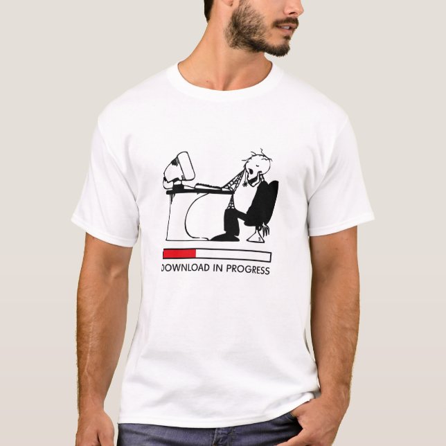 Pågående nedladdning t-shirt (Framsida)