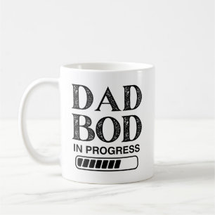 Pågående Pappa-block Svart last Pappa Kaffemugg