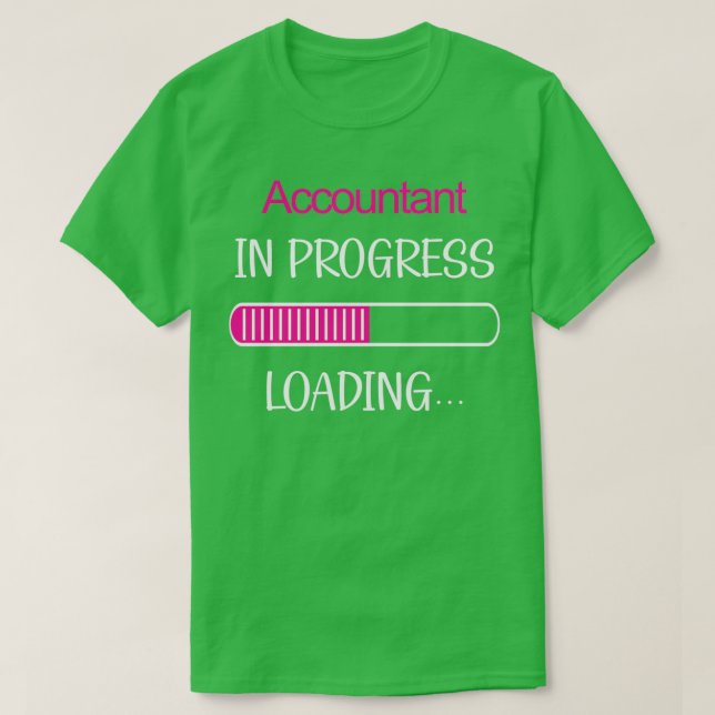 Pågående räkenskapsförare 1 t shirt (Design framsida)