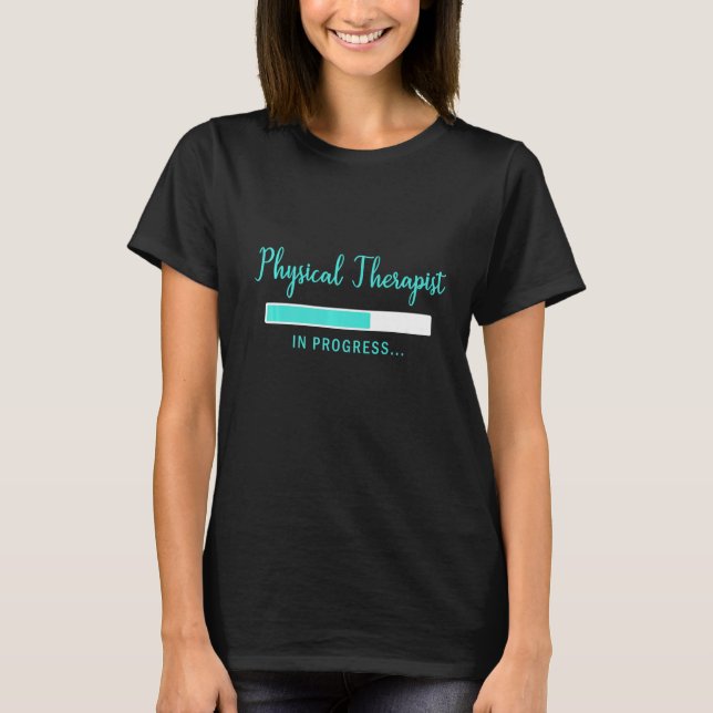Pågående sjukgymnastik t shirt (Framsida)