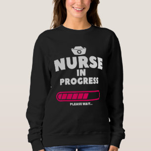 Pågående sjuksköterska Vänta tills Student vårdas T Shirt