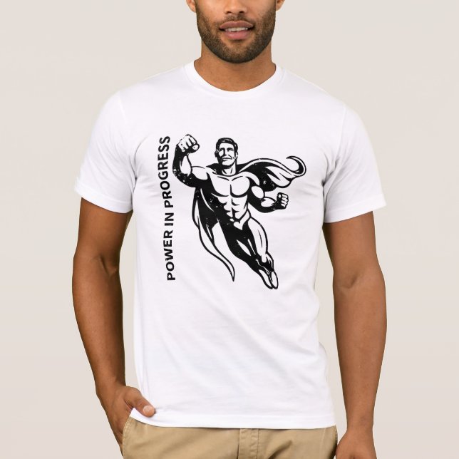 Pågående ström t shirt (Framsida)