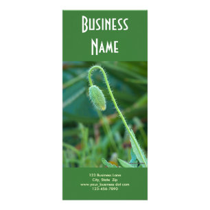 Pågående vallmo reklamkort