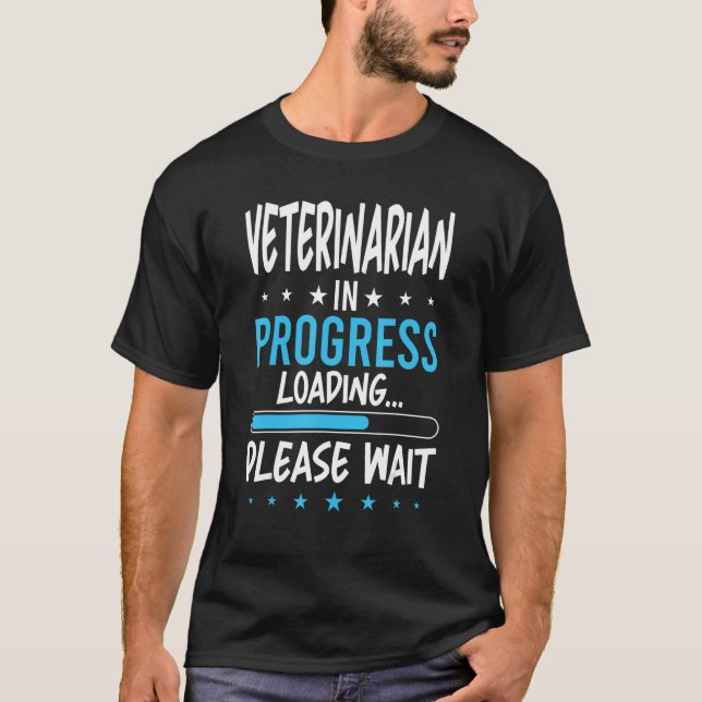 Pågående veterinär t shirt (Framsida)