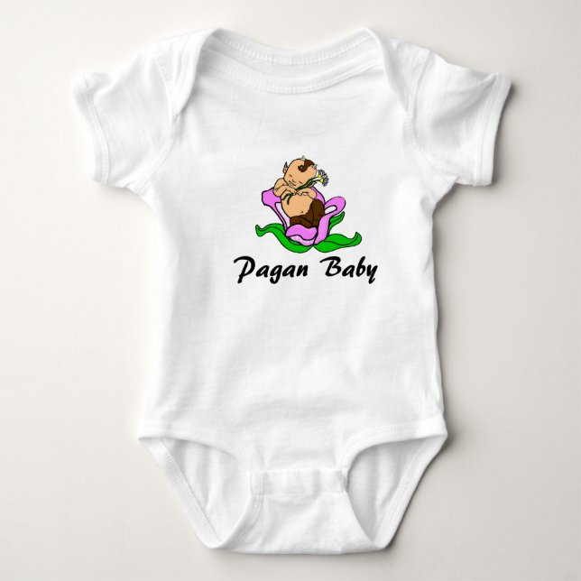 Pagan babyspädbarnranka t-shirt (Framsida)