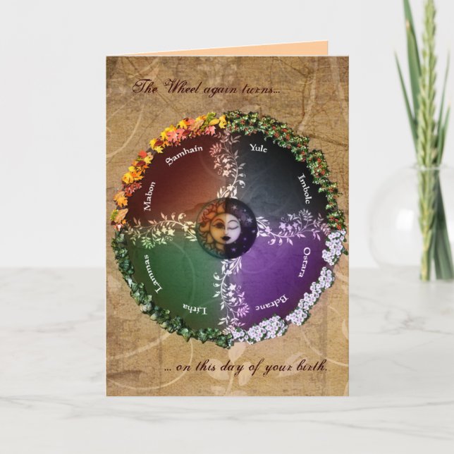Pagan Birthday Kort (Framsida)
