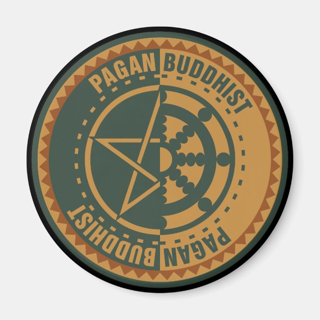Pagan Buddhist Magnet (Framsidan)