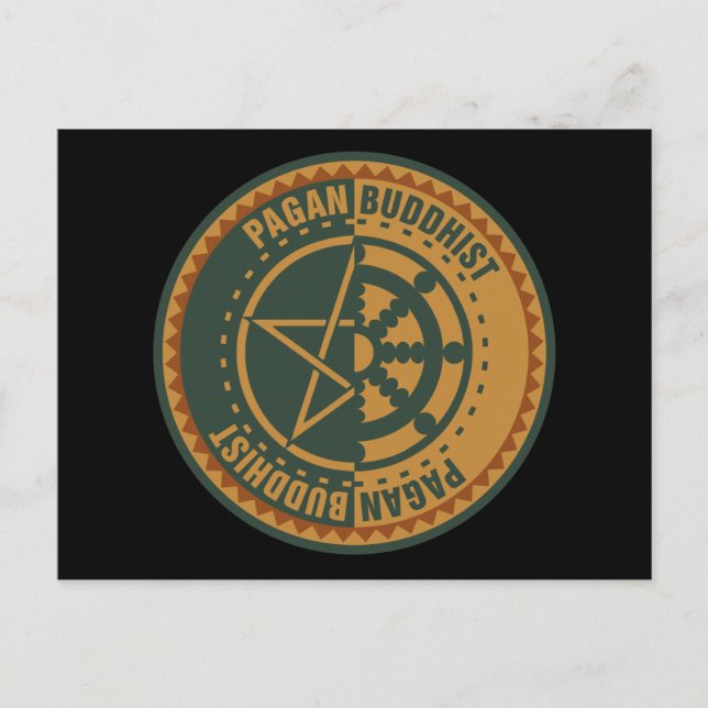Pagan Buddhist Vykort (Framsida)