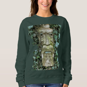 Pagan Celtic GreenMan med Ivy Löv T Shirt