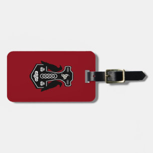Pagan Celtic Thors Hammer med Ravens Bagagebricka