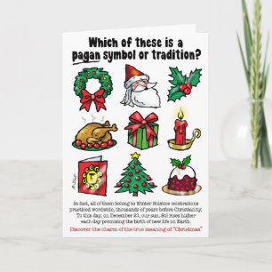 PAGAN CHRISTMAS HELGKORT