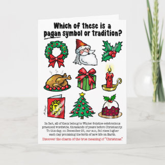 PAGAN CHRISTMAS HELGKORT