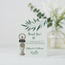 Pagan Goddess Baby Shower Tack för ditt kort