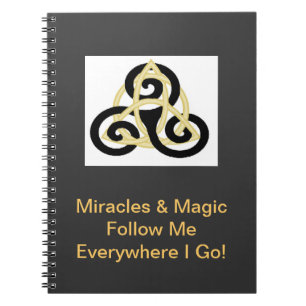 Pagan Grimoire Anteckningsbok Med Spiral