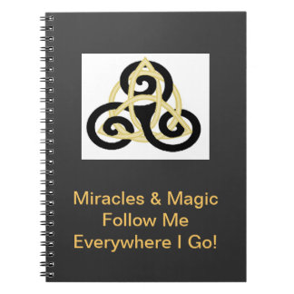 Pagan Grimoire Anteckningsbok Med Spiral