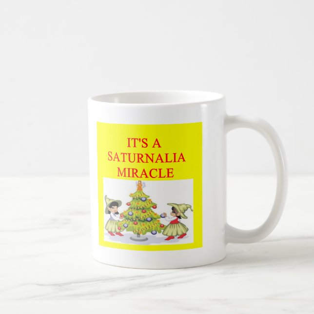 Pagan helgdag för SATURNALIA Kaffemugg (Höger)
