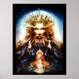 Pagan Jesus Nouveau Skriv ut Poster