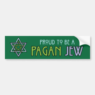 Pagan jude? Mig för! Bildekal