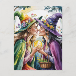 Pagan Lesbisk Witches Vykort
