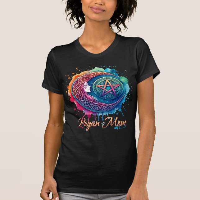 Pagan Mamma T Shirt (Framsida)