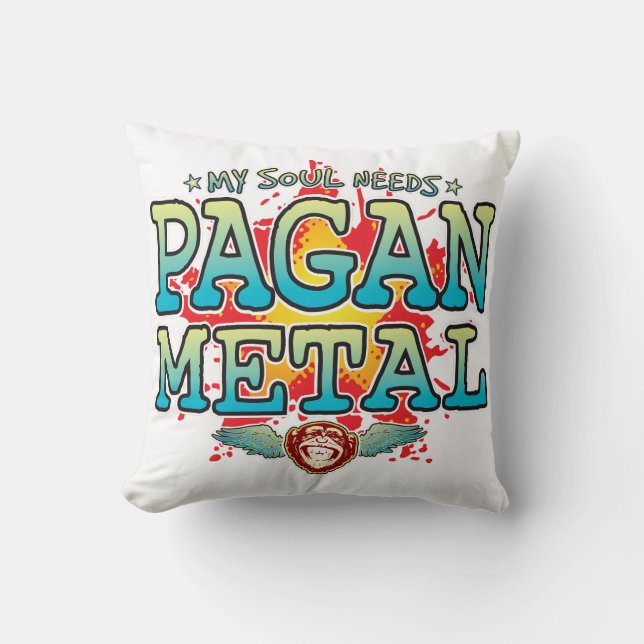 Pagan Metall Soul Cushion Kudde (Framsida)