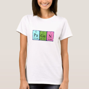 Pagan Periodisk skjorta bord namn T Shirt