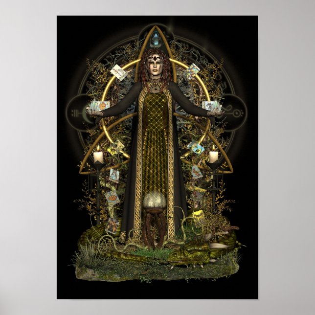 Pagan Poster - Tarotens lutning [A3] (Framsidan)