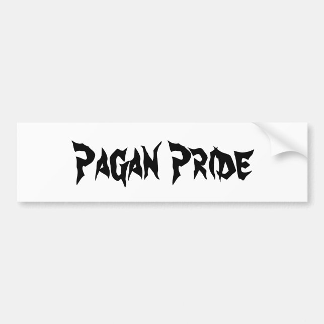 Pagan pride bildekal (Framsidan)