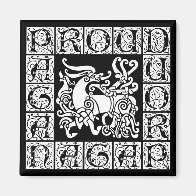 Pagan Stag Magnet (Framsidan)