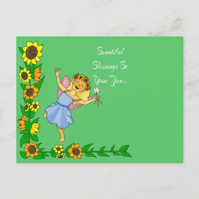 Pagan Summer Hälsning Vykort (Framsida)