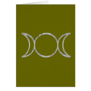 Pagan symboler hälsningskort