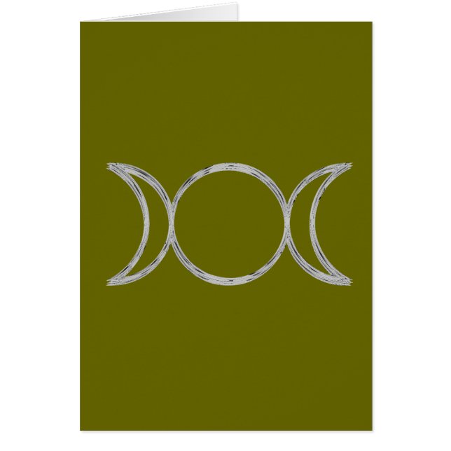 Pagan symboler hälsningskort (Framsidan)