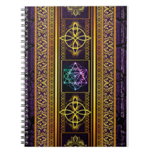 Pagan Tome Mörk Magic Spådomars Wiccan & Witchcraf Anteckningsbok