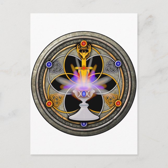 Pagan Underbar Rite Vykort (Framsida)