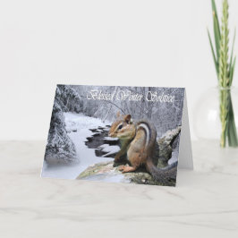Pagan välsignat kort för vinterSolsticejordekorre