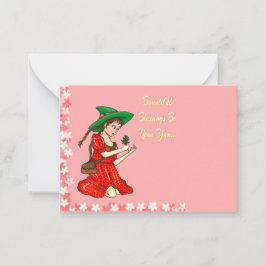 Pagan Vår Hälsning Anteckningskort