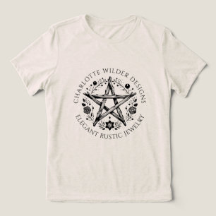 Pagan Wiccan Rustic Kraft Jewelry Designer T Shirt