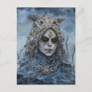 Pagan Winter Goddess vykort